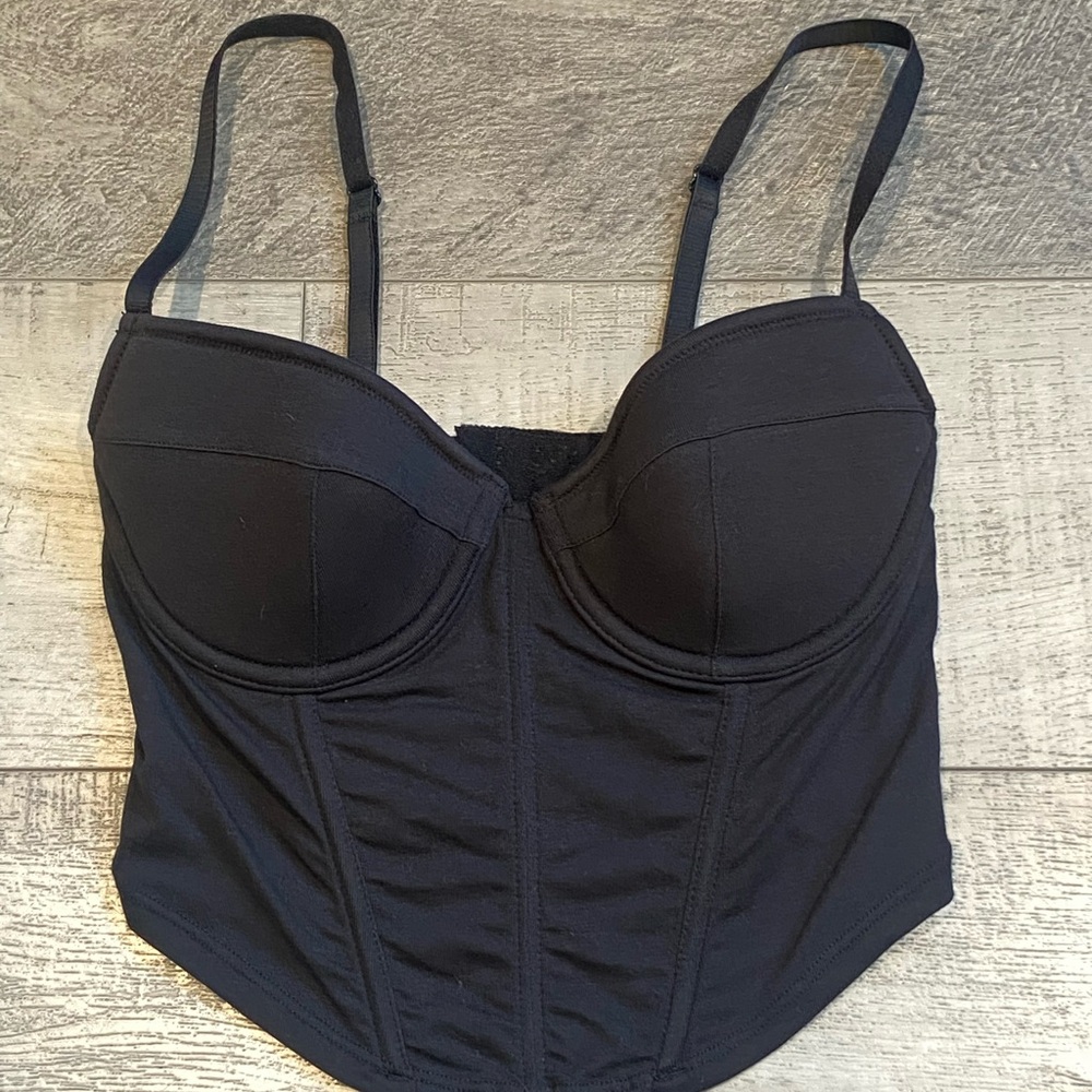 Black Women's Bustier Top